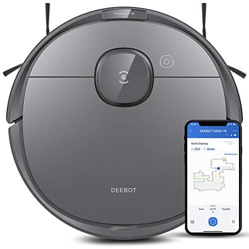Image of ECOVACS DEEBOT OZMO T8 Robot Vacuum Cleaner & Mop with Smart Object Detection & Avoidance, Advanced Laser Mapping, High Efficiency Filter Ideal for Pet Hair, 3 Hours of Runtime
