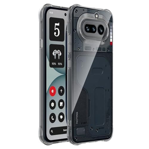 Image of Yenwen Case for Nothing Phone 4a Protection, Clear Phone Case, Bumper Slim Fit Shockproof Flexible TPU Case, Transparent