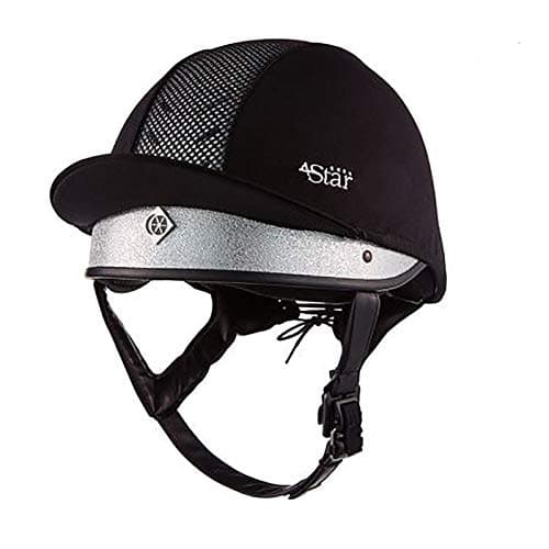 Image of Charles Owen 4 Star Skull - Silver - Unisex - Youre passionate about riding Helmet Size - 60cm