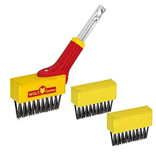 Image of Wolf-Garten Patio Weeding Weed Moss Brush FBM Garden Multi Change 2 Extra Heads
