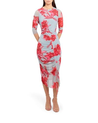 Image of Ted Baker London marilyy Maxi mesh Dress, lt-Blue