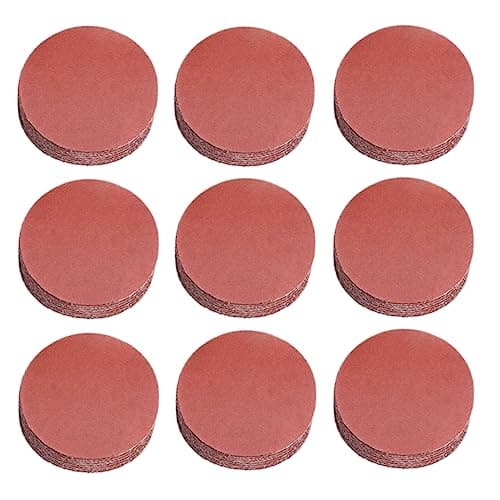 Image of SenmaiTools 120 Pieces 50mm/2inch Sanding Disc, Hook and Loop Sanding Pad, Wet and Dry 240 Grit Sandpaper for Car Metal Wood Walls