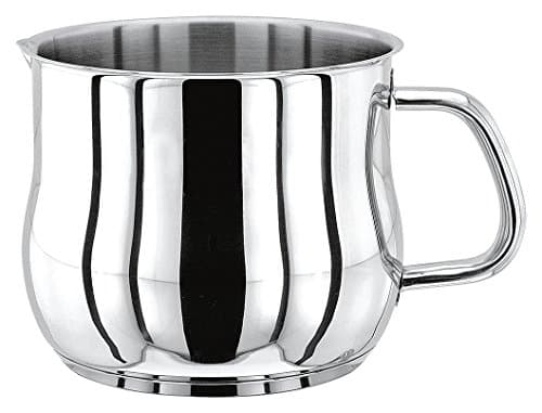 Image of Stellar 1000 14cm Deep Stainless Steel Milkpan / Milkpot/ Saucejug
