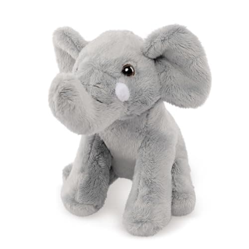 Image of Living Nature SMOLS Elephant Plush Toy | Soft Toy Gift For Kids | Naturli Eco-Friendly Plush, Grey