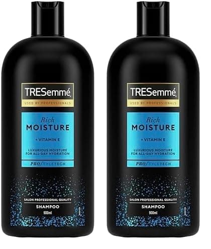 Image of TRESemmé Rich Moisture Shampoo all-day hydration with vitamin E for dry, damaged hair 900 ml (Pack of 2)