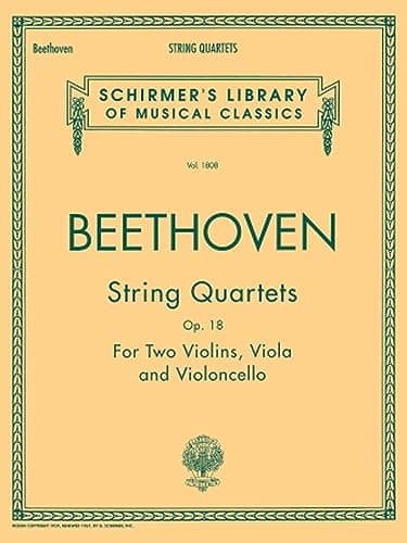 Image of String Quartets, Op. 18: Schirmer Library of Classics Volume 1808