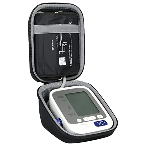 Image of co2CREA Hard Storage Bag Carrying Case for Omron X2 M2 M3 /A&D BP Monitor Upper Arm Blood Pressure Monitor (Case Only, Without Blood Monitor in it