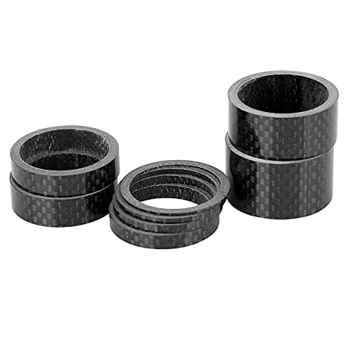 Image of X AUTOHAUX 8pcs Bike Headset Spacer Fit 1 1/8 Inch Stem 1 2 3 5 8 10 15 20mm