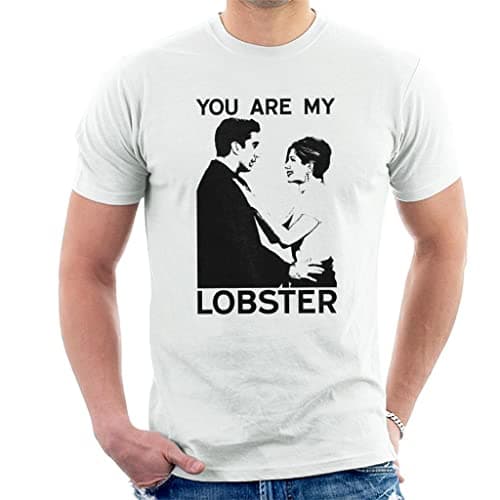 Image of All+Every Friends Ross and Rachel You are My Lobster Men's T-Shirt White