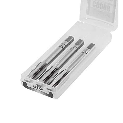 Image of RICHMANN Thread HSS-G Tap Set - 3 pieces (M20 x 2.5) - Si-Cr Steel Metric Thread - Taper Tap, Bottoming Tap, Straight Flute Tap Set - Precise Machine Tapping for Blind Holes - DIN 371C Standard