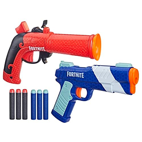 Image of Nerf Fortnite Dual Pack Includes 2 Fortnite Blasters and 6 Elite Darts