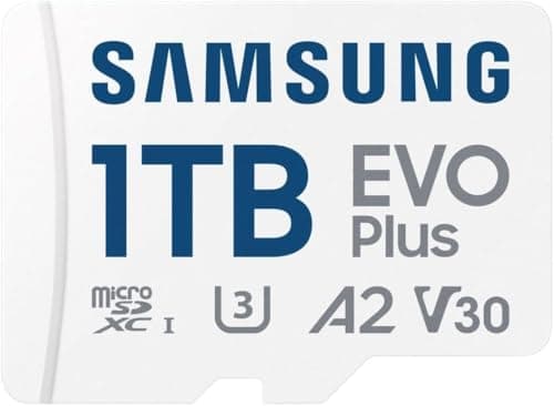 Image of Samsung EVO Plus 1TB MicroSDXC Card UHS-I U3 with SD Adapter