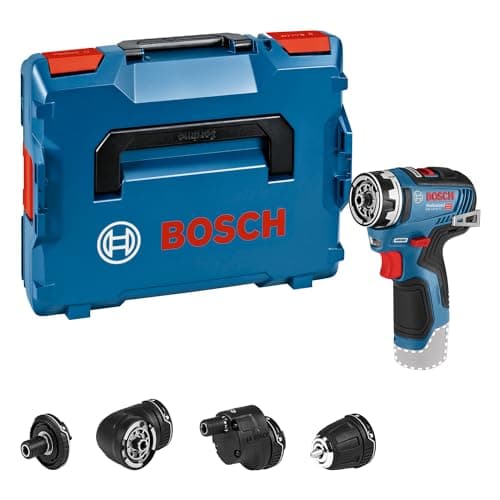 Image of Bosch Professional 12V System GSR 12V-35 FC Cordless Drill/Driver (incl. 4 FlexiClick adapters, Without Battery/Charger, L-BOXX 102) – FlexiClick System