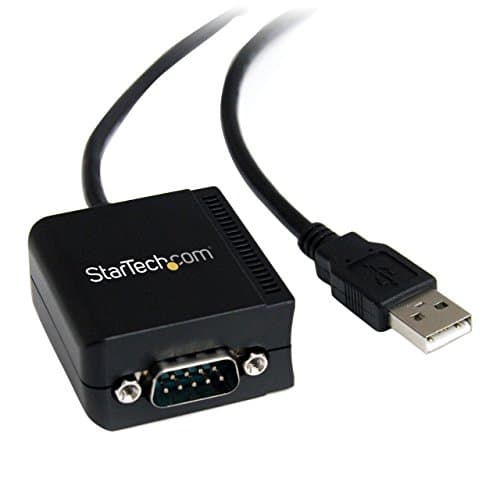 Image of StarTech.com 8.3ft (2.5m) 1-Port FTDI USB to Serial RS232 Adapter Cable with Optical Isolation, USB to RS232 Adapter - TAA