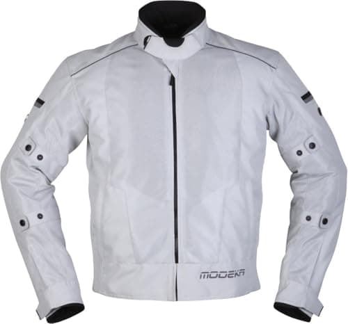 Image of Modeka Veo Air Motorcycle Jacket, light grey, M