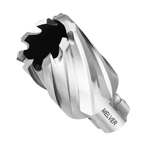 Image of melver Annular Cutter HSS Diameter 31mm Depth of Cut 30mm for Magnetic Drill Short Series Universal Shank Weldon 19mm (3/4") + Nitto Mag Drill Hole Bit High Speed Steel M2 Lenght 30mm Size 32mm