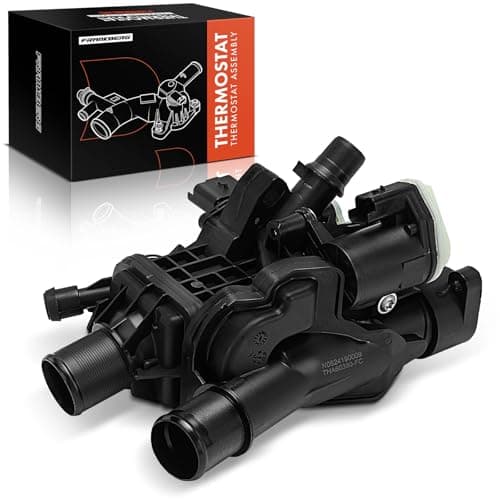 Image of Frankberg Engine Coolant thermostat Housing 98°C Compatible with Focus III K.u.g.a II Zafira Life Mondeo V C-Max II C4 II Galaxy 308 II S-Max Vivaro C 3008 C5 III 5008 II Replace# 9804160380