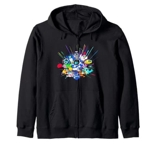 Image of Playstation Astrobot And Friends Power Up Group Shot Zip Hoodie
