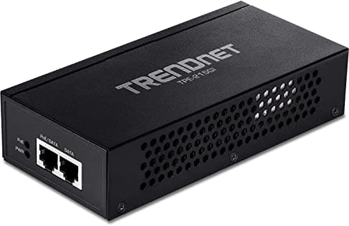 Image of TRENDnet 2.5G PoE+ Injector, TPE-215GI, PoE (15.4W) or PoE+ (30W), Converts a non-PoE Port to a PoE+ 2.5G Port, 2.5GBASE-T Compliant, Integrated Power Supply, Network a PoE device up to 100m (328 ft.)