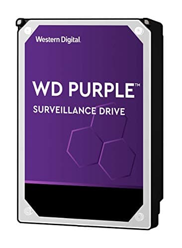 Image of Western Digital Purple 2TB Surveillance 3.5 Inch SATA 6 Gb/s Hard Disk Drive with Allframe 4K Technology - 180TB/yr, 64MB Cache, 5400rpm - WD20PURZ