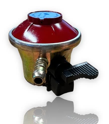 Image of PROPANE LEISURE REGULATOR | PATIO GAS REGULATOR | 27MM | 37mBAR | CLIP ON TYPE
