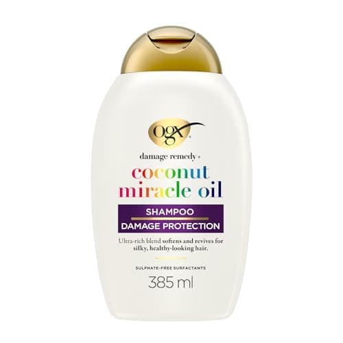 Image of OGX Damage Remedy + Coconut Miracle Oil Shampoo, For Dry and Damaged Hair, 385 ml