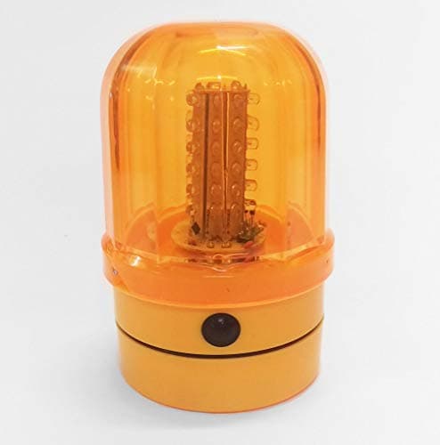 Image of Magnetic Beacon Light LED Battery Powered Rotating Hazard Warning Strobe