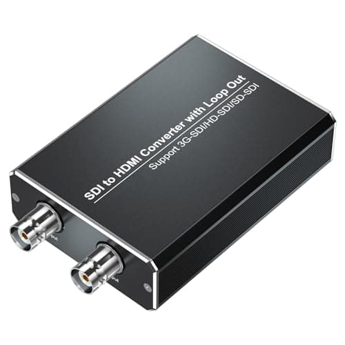 Image of MISOTT SDI to HDMI Converter with SDI Loop Out, 1080P SDI HDMI Adapter Compatible with 3G-SDI/HD-SDI/SD-SDI, Auto Format Detection and Audio De-embedder