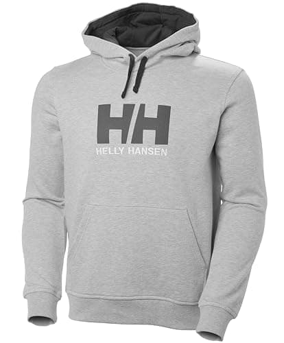 Image of Helly Hansen Men's HH Logo Hoodie, Grey Melange, L