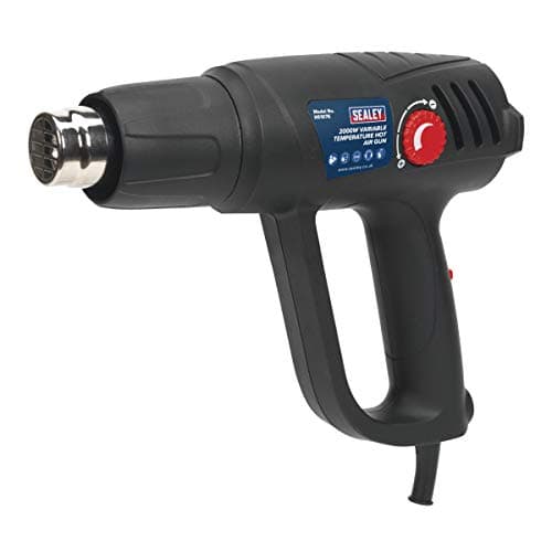 Image of Sealey Hs107K Variable Temperature Hot Air Gun Kit 2000W 50-450