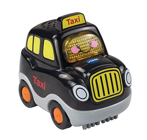 Image of Vtech Toot-Toot Drivers Taxi | Interactive Toddlers Toy for Pretend Play with Lights and Sounds | Suitable for Boys & Girls 12 Months, 2, 3, 4 + Years, English Version, Black