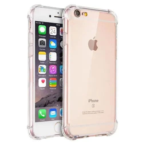 Image of iPhone 7/8/SE Case, Clear Transparent Phone Case Cover, Shockproof Protective Slim Back Cover, Anti-Scratch Soft TPU Bumper, Lightweight Basic Case for Apple iPhone SE 2020/2022
