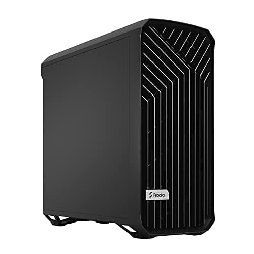 Image of Fractal Design Torrent (Black Solid) Gaming Case, E-ATX/SSI-EEB, 5 Fans, Fan Hub, Front Grille, USB-C