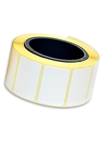 Image of Plain Gloss White Inkjet Labels - 76mm x 51mm - 610 Labels per Roll (Part Number IJRL76X51)