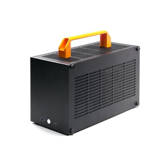 Image of SGPC K49 Series Chassis/Portable Mini-ITX PC Gaming Case/7-8L Small Form Factor/300mm GPU & SFX PSU Support/USB 3.0 & Type-C Front I/O (balck, wide)