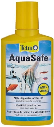 Image of Tetra AquaSafe to Turn Tap Water into Safe and Healthy Water for Fish and Plants, 250 ml