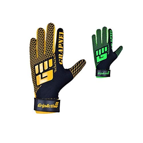 Image of Grip Active GAA Gloves Premium Gaelic Football Gloves Made with 2.5mm Latex for Best Grip & Great Ball Control Suitable for Men, Women, Adults and Kids