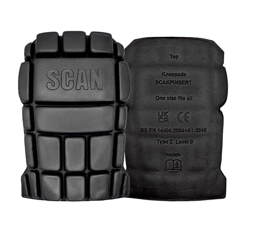 Image of Scan Kneepad Inserts, Type 2 Level 0, 240mm x 165mm x 20mm - Pair