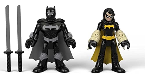Image of BATMAN Fisher-Price Imaginext DC Super Friends - Black Bat and Ninja
