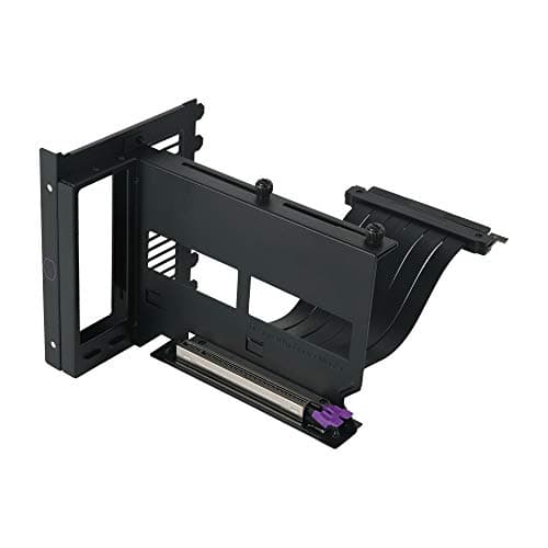 Image of Cooler Master Universal Vertical GPU Holder Kit V2, for ATX Chassis & PCI-E 3.0 Devices, Modular Video Card Support, Includes 165mm Riser Cable V2, Thick SGCC Steel Bracket for Sturdiness, Black