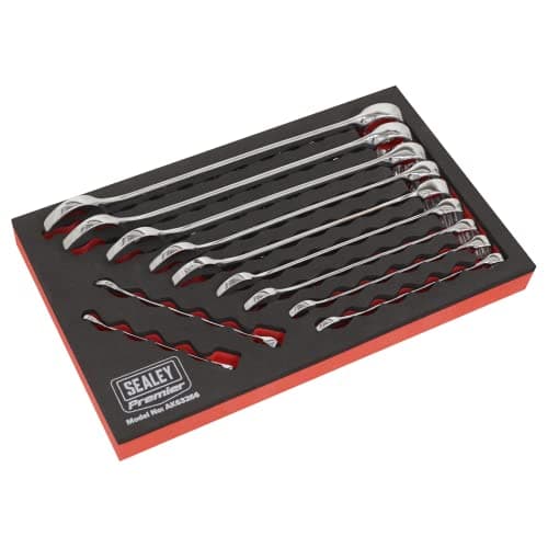 Image of Sealey Premier Combination Spanner Set 11pc – Imperial - AK63266