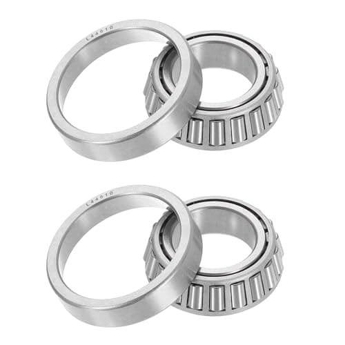 Image of sourcing map 2pcs L44649/L44610 Tapered Roller Bearing Cone and Cup, 1.0625" Bore x 1.98" OD x 0.56" Thick, Chrome Steel Taper Bearing Set, ABEC-3