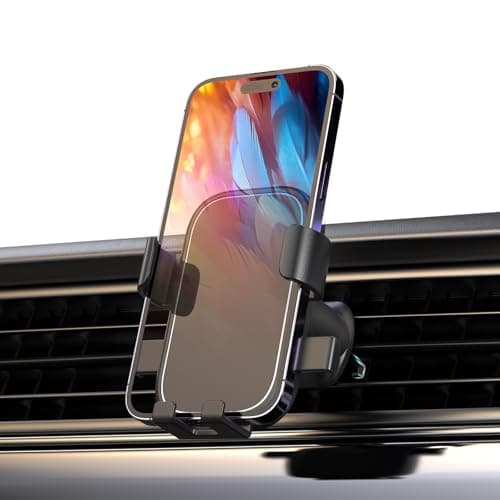 Image of GRIFEMA Car Phone Holder for Air Vent, Automatic Clamp Car Mount, 360° Rotation, One-Hand Operation, Universal Phone Cradle for 4.7''-7'' Smartphones with Case