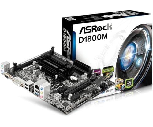 Image of Asrock D1800M Micro ATX Motherboard