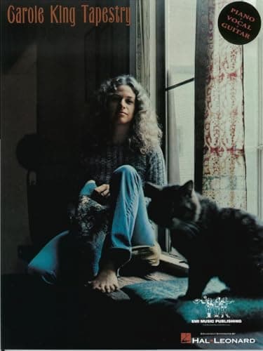 Image of Carole King Tapestry | Piano Vocal Guitar Sheet Music Book | Classic Album Songbook with Chords and Lyrics | Pop Music Book for Singers Pianists and Guitarists