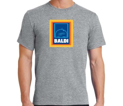 Image of Snapit Funny Baldi Unisex T-Shirt for Adults | A Playful Twist on Style and Wit, Comfy & Cozy Blended Baldi Tee for Everyday Wear Grey