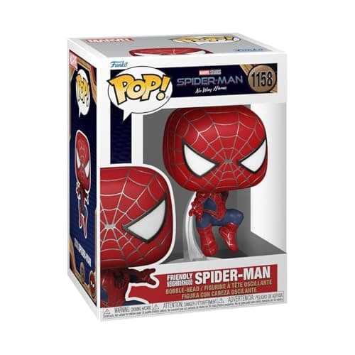 Image of Funko Pop! Marvel: Spiderman No Way Home 2021 - Spider-Man - Leaping SM2 - Spider-man - Collectable Vinyl Figure - Gift Idea - Official Merchandise - Toys for Kids & Adults - Movies Fans