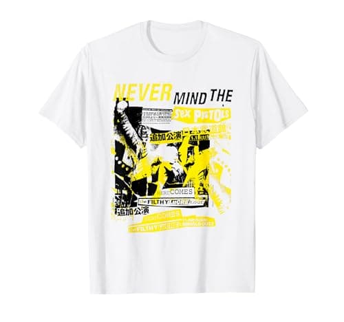 Image of Sex Pistols Official Classic Japan Tour Yellow T-Shirt