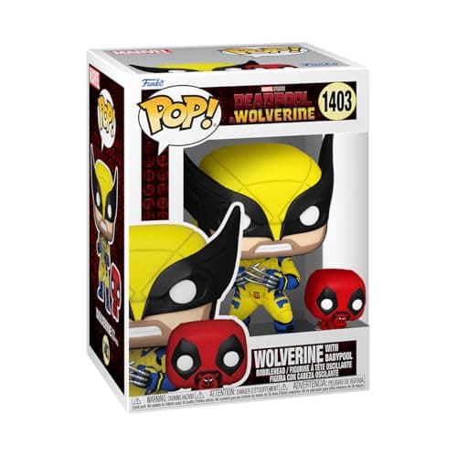 Image of Funko Pop! & Buddy: Deadpool & Wolverine - Wolverine with Babypool - Collectable Vinyl Figure - Gift Idea - Official Merchandise - Toys for Kids & Adults - Model Figure for Collectors and Display