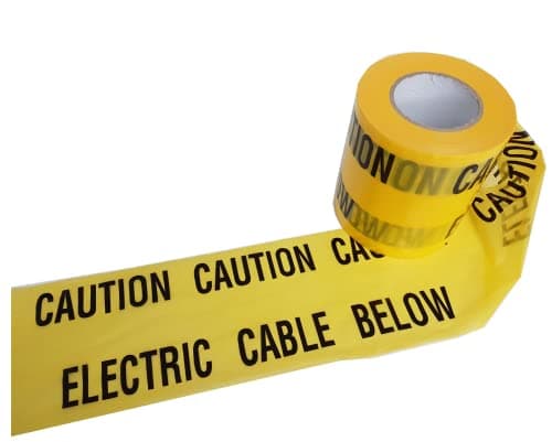 Image of Ali's DIY Electric Cable Warning Tape - 25 Metre Custom Cut Length